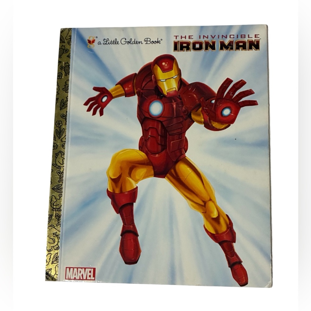 🎉6/$20 ‘THE INVINCIBLE IRON MAN’ LITTLE GOLDEN BOOK MARVEL